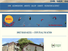 Tablet Screenshot of hotel-alegria.com